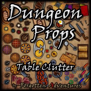 Dungeon Props - Table Clutter