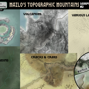 Mazlo's Topographic Mountains - Sample Pack #2