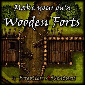 Wooden Forts! - Fully Modular tileset